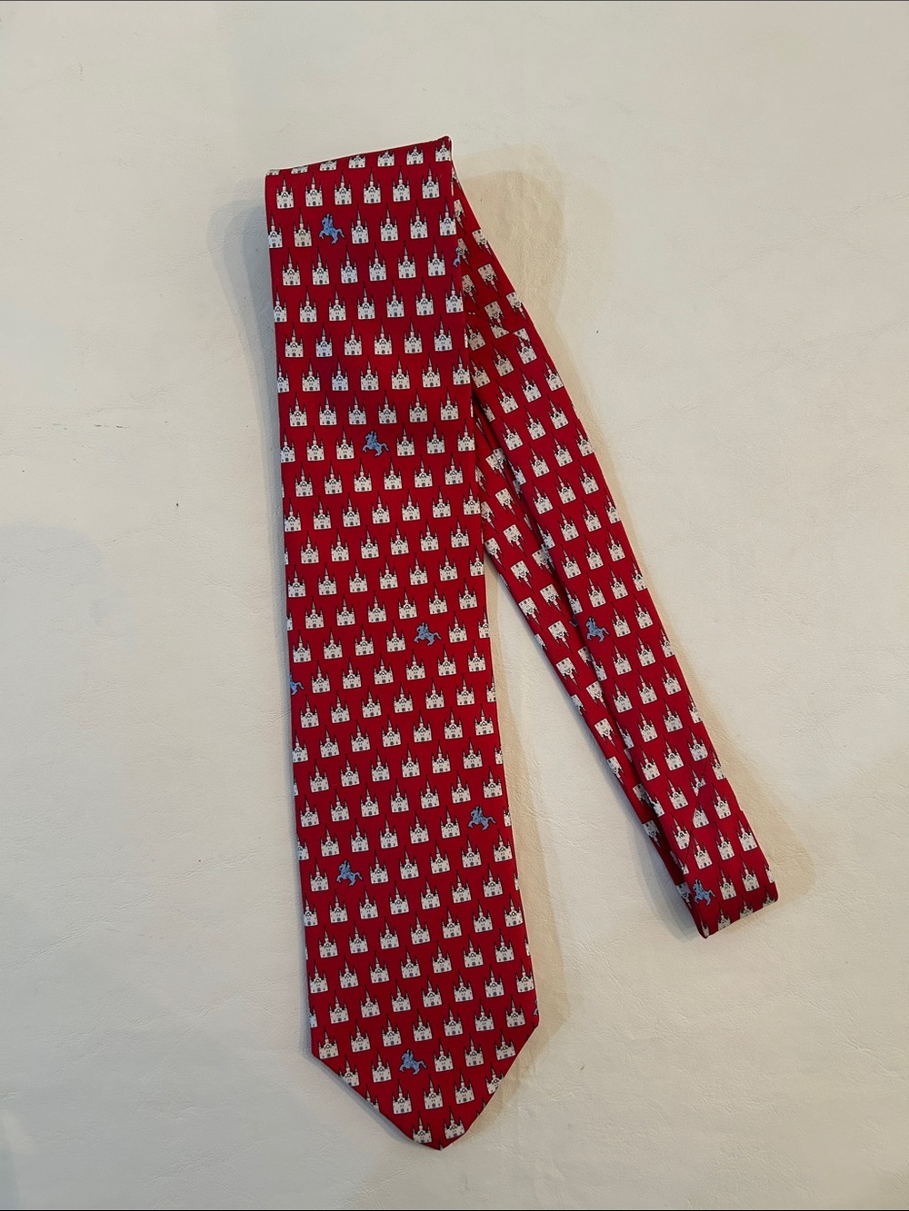 NOLA Couture Red Jackson Square Tie